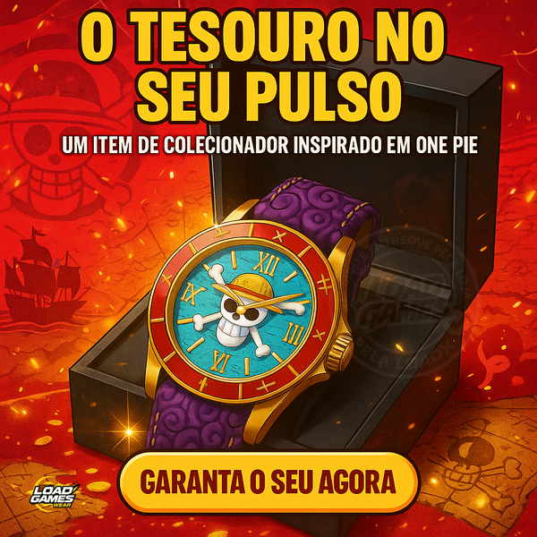 [LANÇAMENTO] One Piece Watches - Carregue o Verdadeiro Tesouro dos Piratas no Seu Pulso! 🏴‍☠️