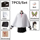 Sr.ye Caçador De Demônios Anime Cosplay Traje Kimetsu no Yaiba Kanao Tsuyuri Kanawo De Kimono Feminino Halloween